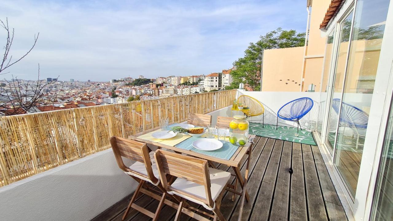 Happy Stay Lisbon - Suite With A View, Private Terrace & Ac Bagian luar foto