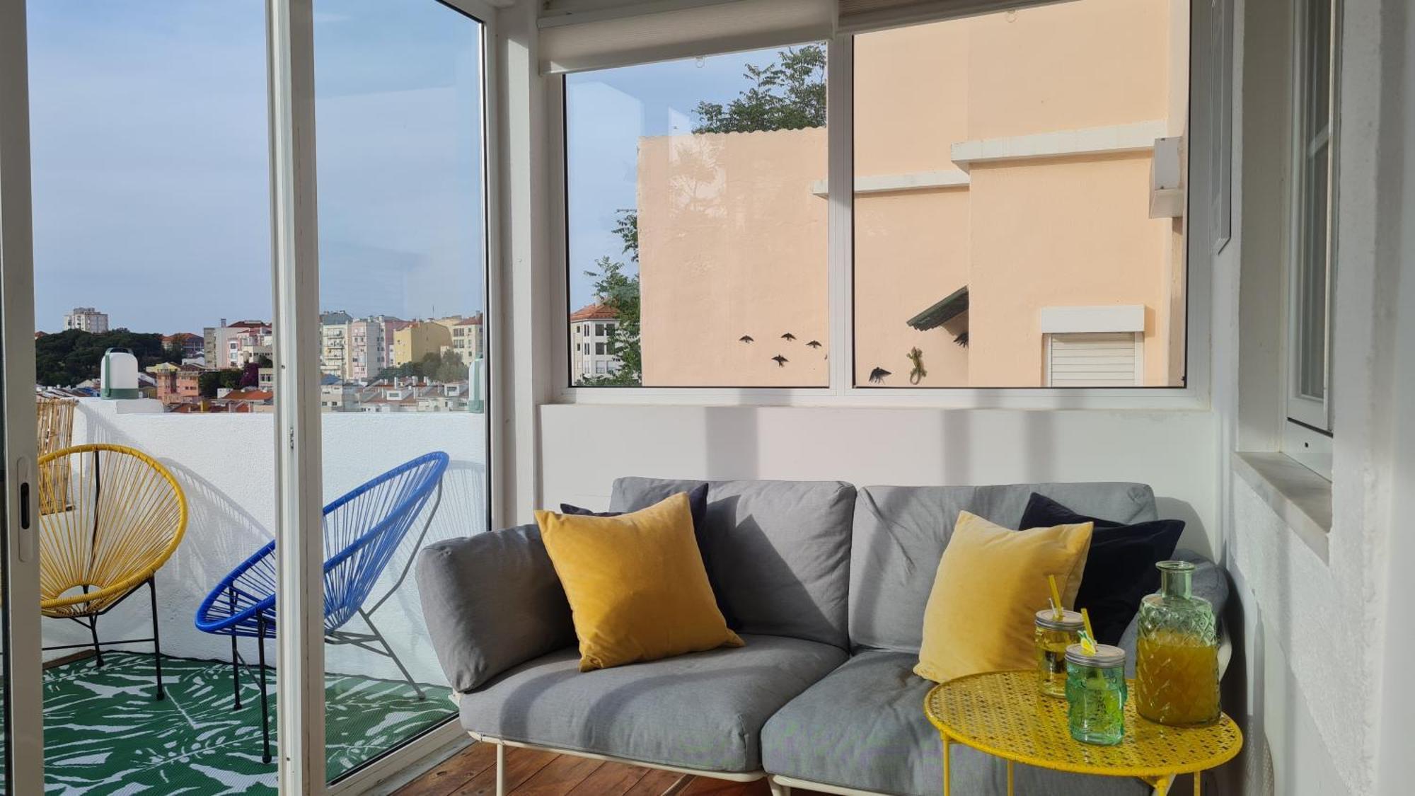 Happy Stay Lisbon - Suite With A View, Private Terrace & Ac Bagian luar foto